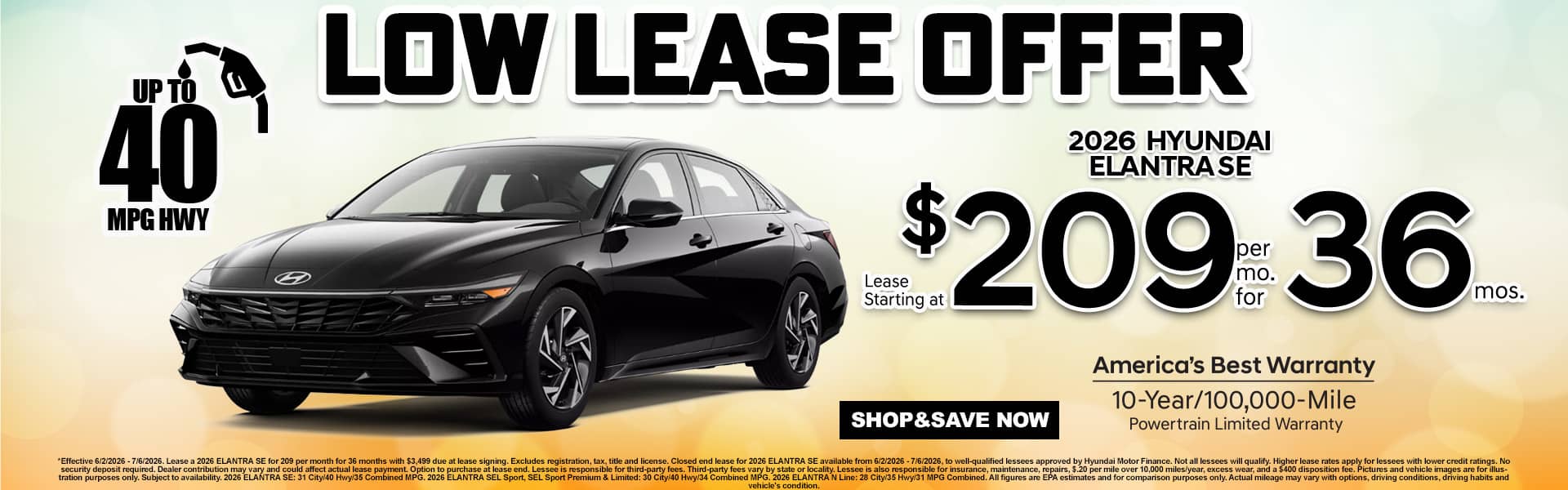 Elantra SE ease