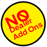 No dealer add ons logo